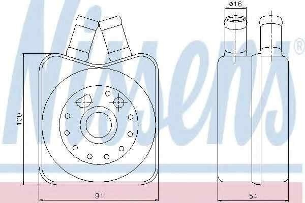 Termoflot radiator ulei VW SHARAN (7M8 7M9 7M6) NI
