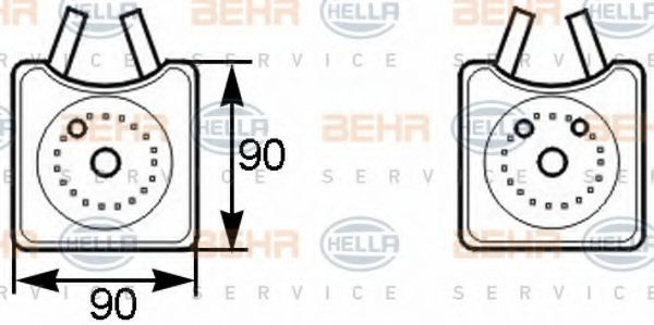 Termoflot / radiator ulei VW TOURAN (1T1, 1T2) (20