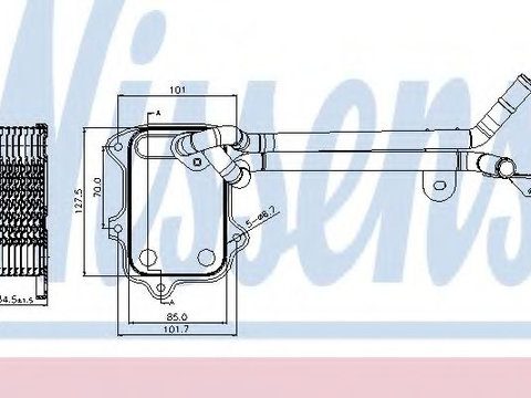 Termoflot / radiator ulei VW TOURAN (1T3) (2010 - 2015) NISSENS 90679