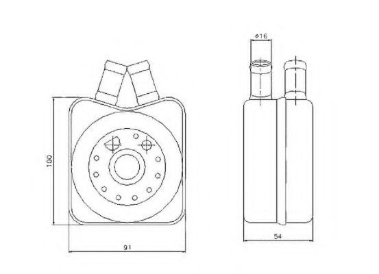 Termoflot / radiator ulei VW VENTO (1H2) (1991 - 1998) NRF 31304