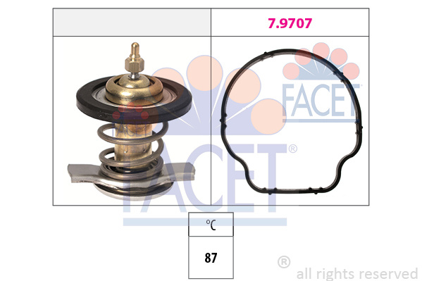 Termostat 7 8805 FACET pentru Mercedes-benz G-class Mercedes-benz Sprinter Mercedes-benz E-class Mercedes-benz S-class Mercedes-benz M-class Mercedes-benz Clk Mercedes-benz C-class Mercedes-benz Cls Mercedes-benz R-class Mercedes-benz Gl-class Mercedes