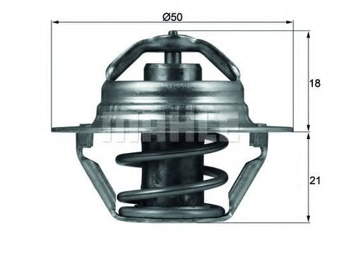 Termostat DACIA LOGAN MCV (KS_) (2007 - 2016) MAHLE ORIGINAL TX 100 89D