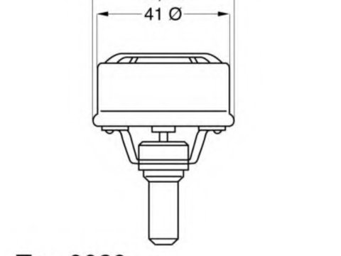 Termostat lichid racire 3029 89 WAHLER pentru Renault 12 Renault 21 Renault Express Renault Extra Renault Rapid Renault Espace Renault Twingo Volvo 340-360 Volvo 66 Dacia 1300 Dacia 1310 Renault Clio Dacia 1304