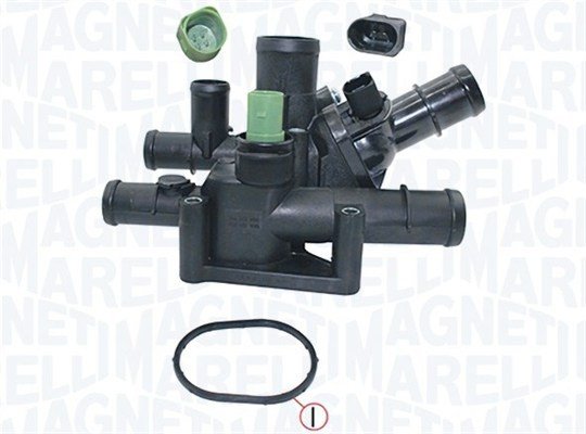 Termostat,lichid racire (352317100090 MAGNETI MARELLI) AUDI,SEAT,SKODA,VW A3|A3, A3 / S3|BORA, JETTA IV|CORDOBA|DERBY, FLIGHT, POLO|GOLF|GOLF PLUS|GOLF, JETTA|GOLF, RABBIT|IBIZA|OCTAVIA|PASSAT|PASSAT,
