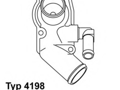 Termostat lichid racire 4198 92D WAHLER pentru Opel Astra Opel Zafira Chevrolet Astra