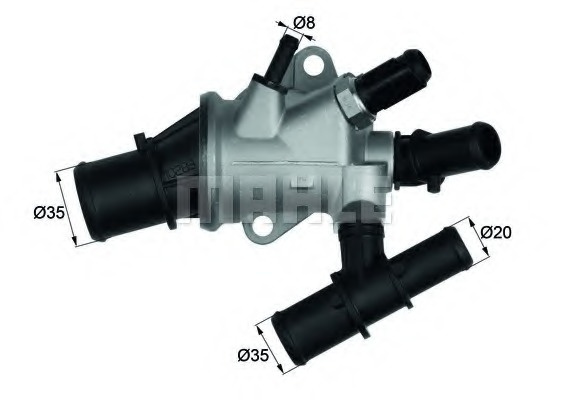 Termostat lichid racire # Alfa romeo 147 2005 2006 2007 2008 2009 2010 # TI 170 88 # MAHLE