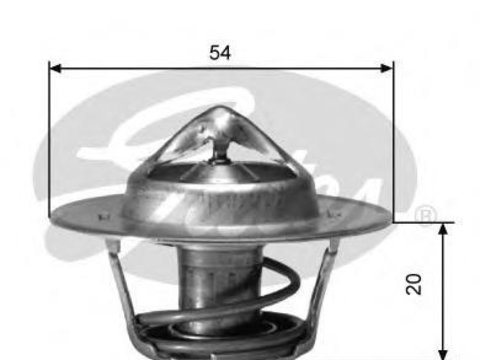 Termostat,lichid racire ALFA ROMEO GIULIA limuzina, MERCEDES-BENZ SL (W121), FORD TAUNUS 17M (P3) - GATES TH00182G1