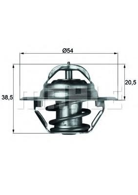 Termostat,lichid racire ALFA ROMEO SPIDER (105), ALFA ROMEO GIULIA limuzina, FIAT 238-SERIE - BEHR TX 3 83D