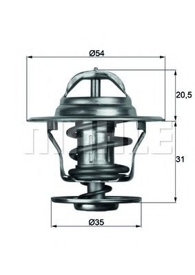 Termostat,lichid racire AUDI 80 (8C, B4) (1991 - 1