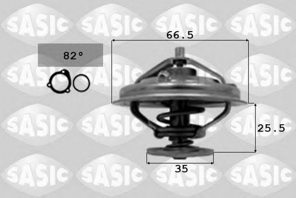 Termostat lichid racire AUDI A8 4E SASIC 3306074