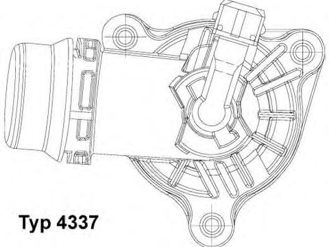 Termostat lichid racire BMW 105C N42 E46 316-320 01- - Cod intern: W20002346 - LIVRARE DIN STOC in 24 ore!!!