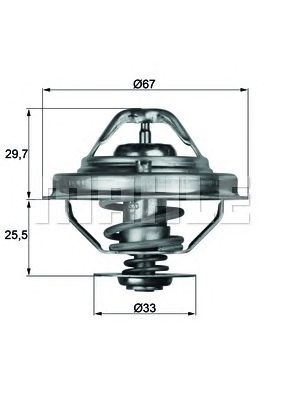 Termostat lichid racire BMW 80C OPEL/LAND ROVER - Cod intern: W20166370 - LIVRARE DIN STOC in 24 ore!!!