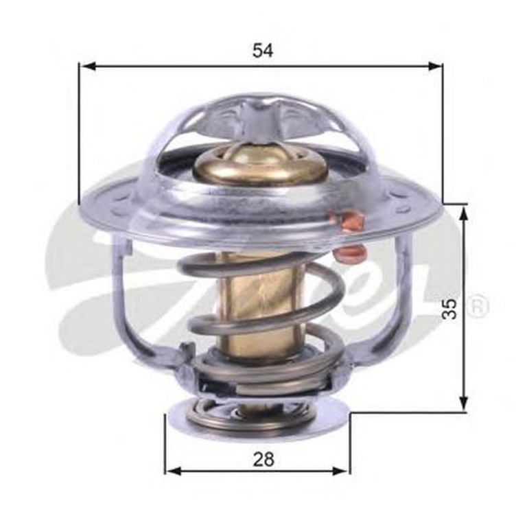 Termostat lichid racire CHEVROLET NUBIRA limuzina GATES TH43880G1