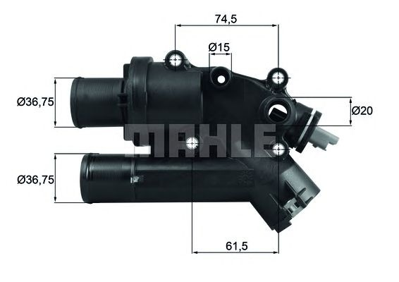 Termostat lichid racire CITROEN C5 II (RC_) - Cod intern: W20166205 - LIVRARE DIN STOC in 24 ore!!!