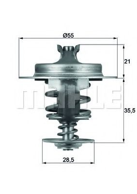 Termostat,lichid racire CITROEN XSARA Cupe (N0) (1998 - 2005) MAHLE ORIGINAL TX 67 83D piesa NOUA