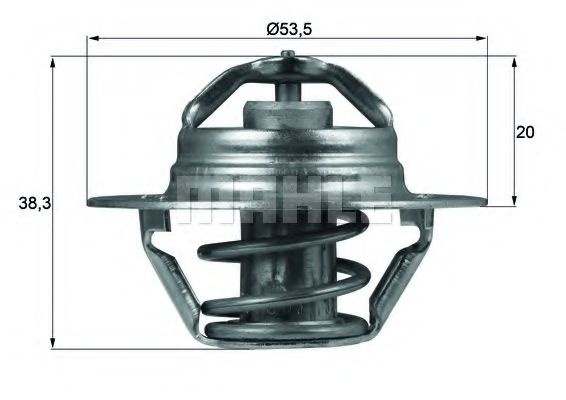 Termostat,lichid racire CITROEN XSARA (N1) (1997 - 2005) MAHLE ORIGINAL TX 88 88D piesa NOUA
