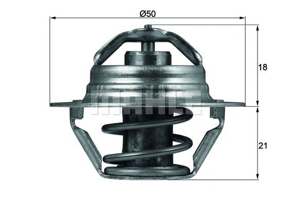 Termostat lichid racire DACIA DUSTER - Cod intern: W20166323 - LIVRARE DIN STOC in 24 ore!!!