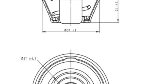 TERMOSTAT LICHID RACIRE DAEWOO TACUMA / REZZO (U10