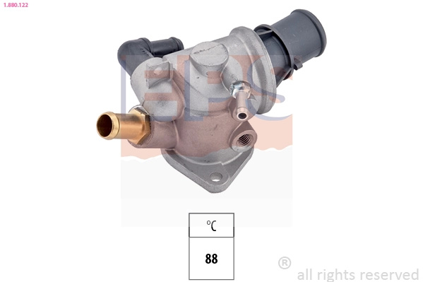 Termostat,lichid racire EPS 1.880.122 compatibil cu ALFA ROMEO GTV (916_) 1995 1996 1997 1998 1999 2000 2001 2002 2003 2004 2005