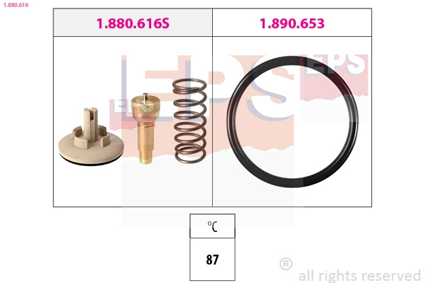 Termostat,lichid racire EPS 1.880.616