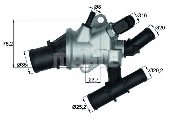 Termostat,lichid racire FIAT BRAVO I (182) (1995 -
