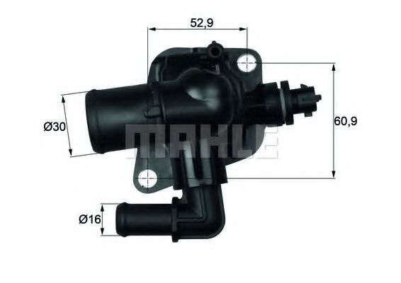 Termostat,lichid racire FIAT PRATICO platou / sasi