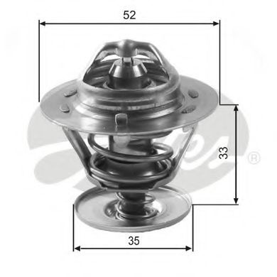 Termostat,lichid racire FORD MONDEO II (BAP) (1996 - 2000) GATES TH12592G1 piesa NOUA