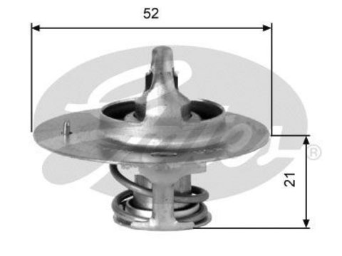 Termostat,lichid racire GATES TH03282G2