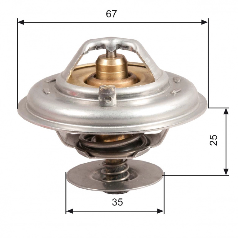 Termostat,lichid racire GATES TH14392G1 model AUDI A6 C5 (4B2) 1997 1998 1999 2000 2001 2002 2003 2004 2005