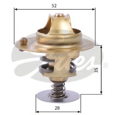 Termostat,lichid racire HONDA CIVIC Mk II combi (E