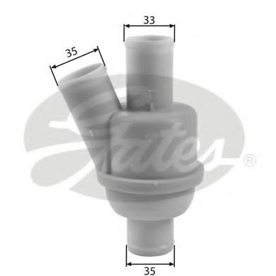 Termostat,lichid racire HONDA CIVIC Mk IV hatchback (MA, MB), ROVER 400 hatchback (RT), HONDA CIVIC Mk V hatchback (EJ, EK) - GATES TH35882