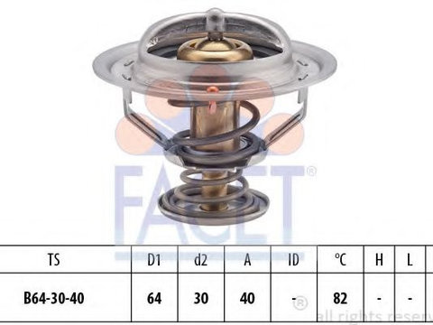 Termostat,lichid racire LEXUS LS (UCF20) (1994 - 2000) FACET 7.8370S piesa NOUA