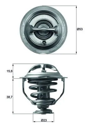 Termostat lichid racire MAHLE AUDI A5 (8T3) 2007-2017 - TX 117 95D