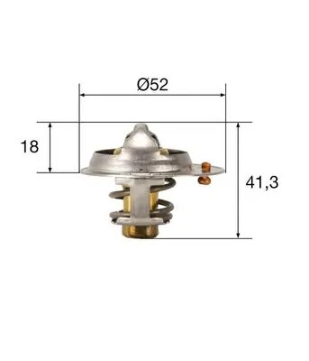 Termostat lichid racire MAHLE HONDA CIVIC II combi (WC) 1979-1983 - TX 85 82