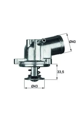Termostat lichid racire MAHLE MERCEDES-BENZ 124 limuzina (W124) 1992-1993 - TI 21 71