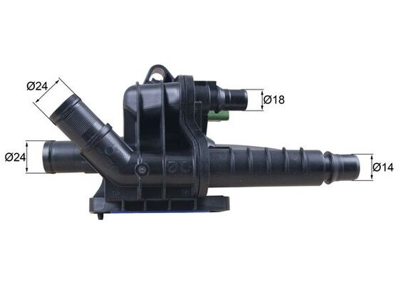 Termostat,lichid racire MAHLE TH6683 se potriveste la CITROEN DS4 (NX_) 2011 2012 2013 2014 2015