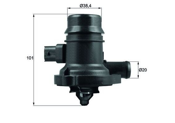 Termostat,lichid racire MAHLE TM 36 103