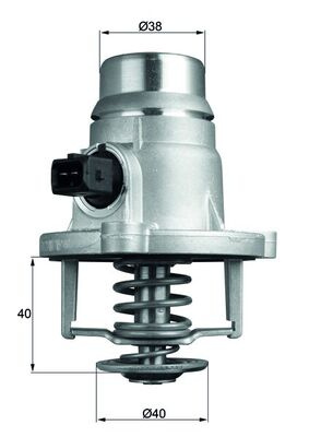 Termostat,lichid racire MAHLE TM27101 model BMW 5 (G30, F90) 2017 2018 2019 2020 2021 2022 2023