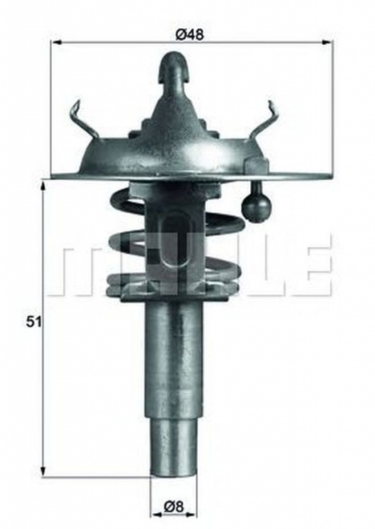 Termostat lichid racire MERCEDES-BENZ C-CLASS T-Model S204 MAHLE ORIGINAL TX10690D