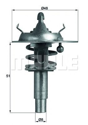 Termostat lichid racire MERCEDES-BENZ CLK Cabriolet (A208) - Cod intern: W20166324 - LIVRARE DIN STOC in 24 ore!!!