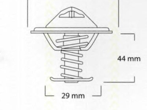 Termostat,lichid racire MERCEDES-BENZ S-CLASS limuzina (W126), MERCEDES-BENZ S-CLASS cupe (C126), MERCEDES-BENZ SL (R129) - TRISCAN 8620 7482