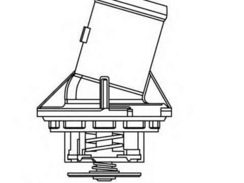 Termostat,lichid racire MERCEDES-BENZ SLK (R170), MERCEDES-BENZ C-CLASS limuzina (W203), MERCEDES-BENZ C-CLASS Sportscoupe (CL203) - WAHLER 4298.87D