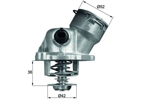 TERMOSTAT LICHID RACIRE ~ MERCEDES-BENZ SPRINTER 3,5-t Van (B906) 324 (906.633, 906.635, 906.637) 258cp 2006 2007 2008 2009 2010 2011 2012 2013 ~ TM 29 100D ~ MAHLE