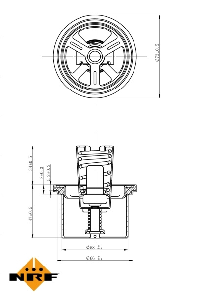 Termostat lichid racire ~ MIDLUM 180.09/