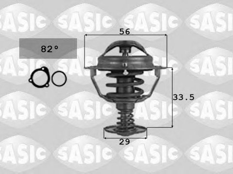 Termostat,lichid racire MITSUBISHI CARISMA (DA_), VOLVO V40 combi (VW), MITSUBISHI COLT/RODEO (K7_T, K6_T) - SASIC 9000739