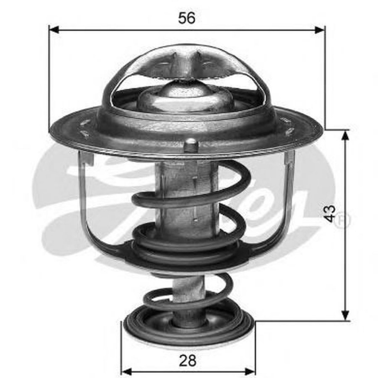 Termostat lichid racire MITSUBISHI GALANT V E5 A E7 A E8 A GATES TH31282G1