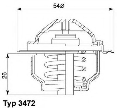 Termostat,lichid racire MITSUBISHI LANCER SPORTBAC