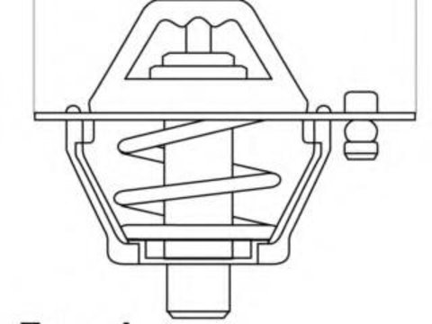 Termostat,lichid racire NISSAN CABSTAR, NISSAN LAUREL (JC32), NISSAN B210 (140Y, 150Y) - WAHLER 3118.82D1