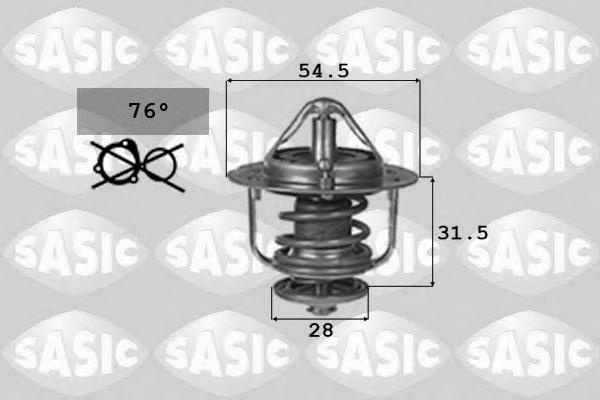 Termostat,lichid racire NISSAN NX/NXR (B13), NISSAN TSURU I (B11), NISSAN PULSAR II (N13) - SASIC 9000725