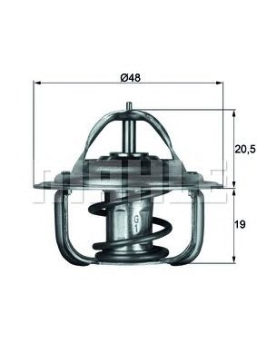 Termostat lichid racire OPEL ASTRA G limuzina (F69_) - Cod intern: W20166349 - LIVRARE DIN STOC in 24 ore!!!